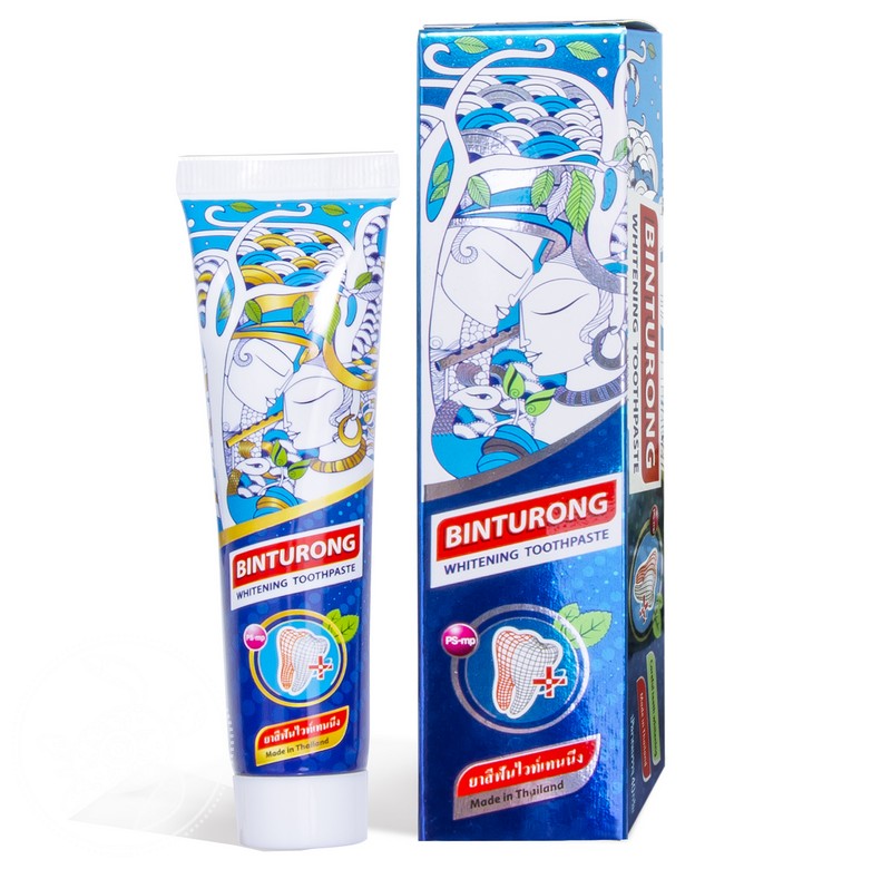 Отбеливающая зубная паста «BINTURONG» Whitening toothpaste «BINTURONG» Binturong Зубные пасты в тубах